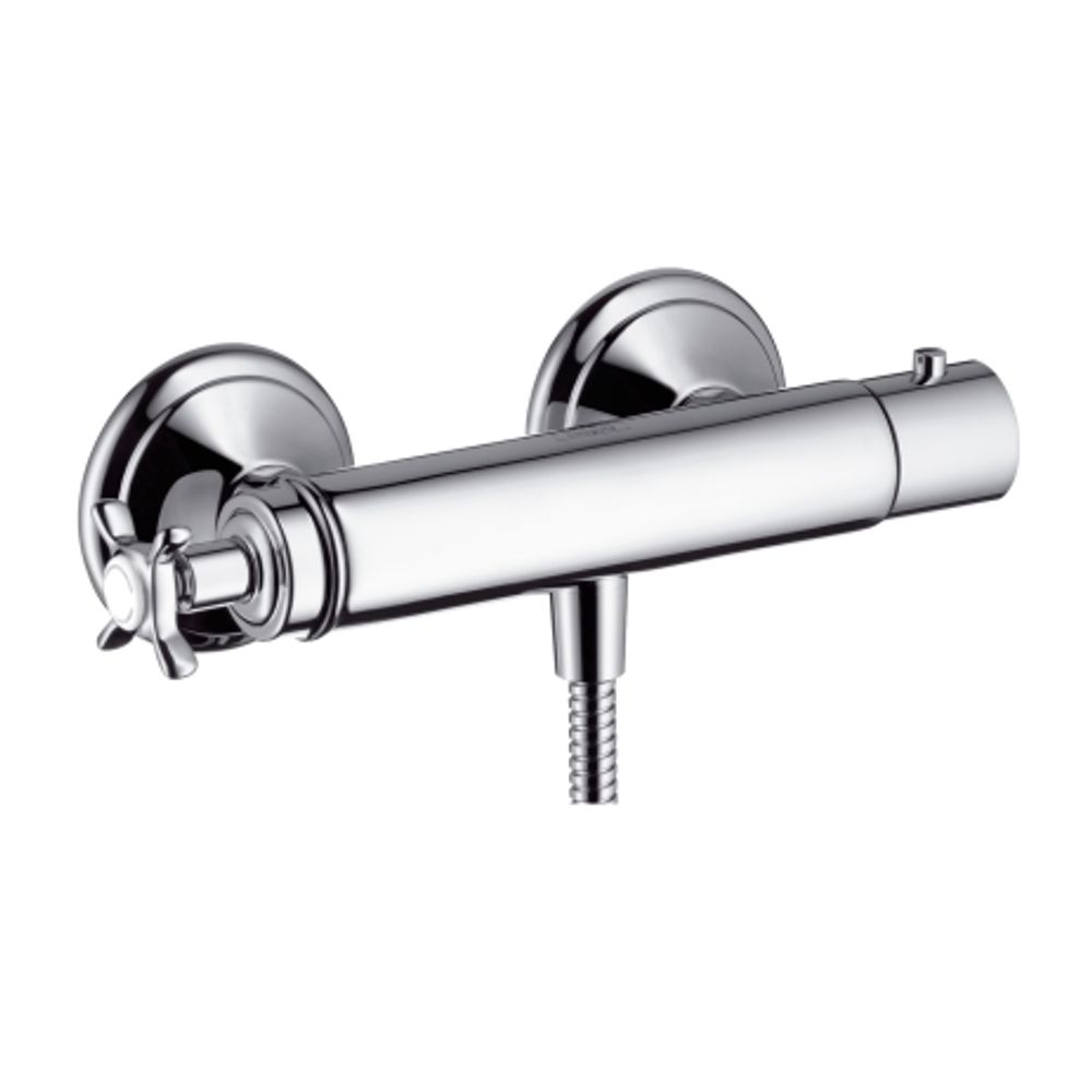 https://raleo.de:443/files/img/11eeea2042640bd092906bba4399b90c/size_l/AXOR-HG-Thermostatmischer-Aufputz-Axor-Montreux-brushed-nickel-fuer-Brause-16261820 gallery number 1